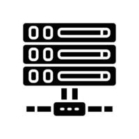 server glyph icon. vector icon for your website, mobile, presentation, and logo design.