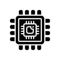 chip glyph icon. vector icon for your website, mobile, presentation, and logo design.