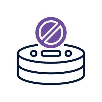 base de datos doble tono icono. vector icono para tu sitio web, móvil, presentación, y logo diseño.