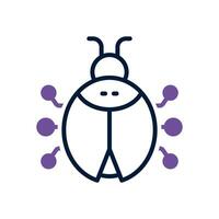 bug dual tone icon. vector icon for your website, mobile, presentation, and logo design.