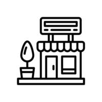 shop line icon. vector icon for your website, mobile, presentation, and logo design.