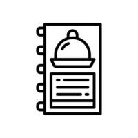 food menu line icon. vector icon for your website, mobile, presentation, and logo design.