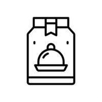 food pack line icon. vector icon for your website, mobile, presentation, and logo design.