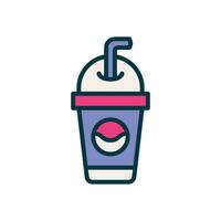 soft drink filled color icon. vector icon for your website, mobile, presentation, and logo design.