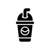 soft drink glyph icon. vector icon for your website, mobile, presentation, and logo design.
