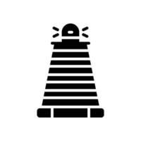 traffic cone glyph icon. vector icon for your website, mobile, presentation, and logo design.