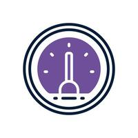 speedometer dual tone icon. vector icon for your website, mobile, presentation, and logo design.