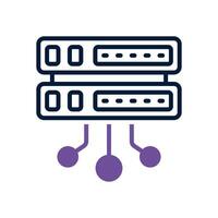 server dual tone icon. vector icon for your website, mobile, presentation, and logo design.