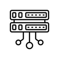 server line icon. vector icon for your website, mobile, presentation, and logo design.