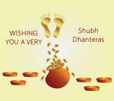 Happy Dhanteras vector
