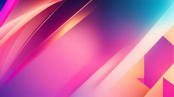 abstract light background with dynamic gradients and geometric shapes photo