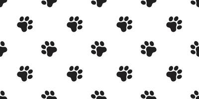 dog paw seamless pattern footprint vector french bulldog cartoon scarf isolated repeat wallpaper tile background illustration doodle design