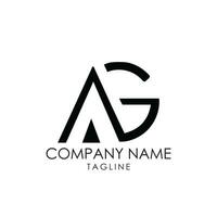 ag logo design vector