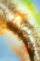 aerial display of the tricolor arrows photo