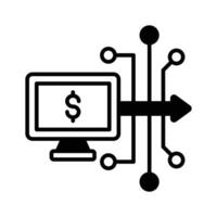 Check this beautiful money transfer network icon design vector