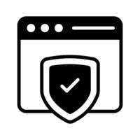 Check this beautiful vector icon of website security, ready to use