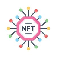 NFT technology vector design ready for premium download