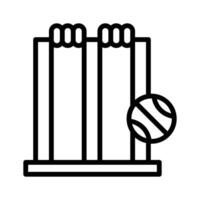 An amazing icon of cricket in trendy style, ready for premium use vector