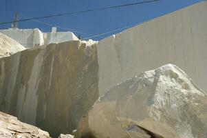 photographic documentation of a marble quarry in Carrara photo