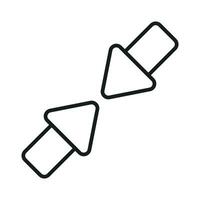 Minimize Arrow vector design, ready to use icon
