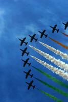 aerial display of the tricolor arrows photo