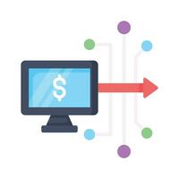 Check this beautiful money transfer network icon design vector