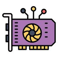 Have a look at this beautiful icon of gpu mining, customizable vector