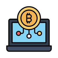 Well designed icon of digital wallet in trendy style vector