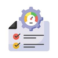 A unique icon of file management in trendy style, ready to use vector