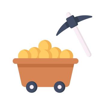 bitcoin minería vector diseño en moderno personalizable estilo