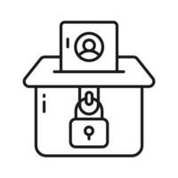 Check this beautifully designed icon of voting in editable style, premium vector