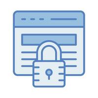 Check this beautiful vector icon of website security