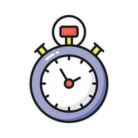 Download this premium vector of stopwatch timer in editable style, ready to use icon