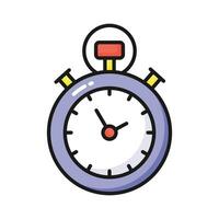 Download this premium vector of stopwatch timer in editable style, ready to use icon