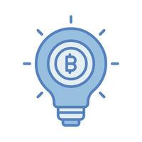 Take a look at classy vector design of bitcoin Idea in modern style