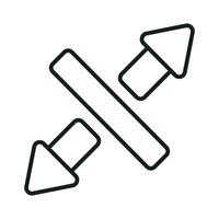 Expand Arrow vector design, ready to use icon