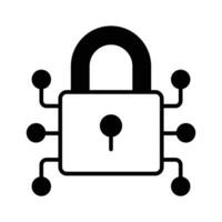 Check this premium icon of digital lock in trendy style vector