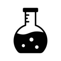 An amazing icon of flask in modern style, ready to use vector, laboratory flask vector