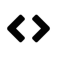 Horizontal resize arrows vector design