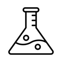 An amazing icon of flask in modern style, ready to use vector, laboratory flask vector