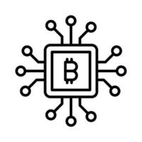 Have a look at this beautiful icon of Cpu mining, customizable vector