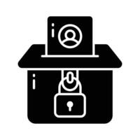 Check this beautifully designed icon of voting in editable style, premium vector