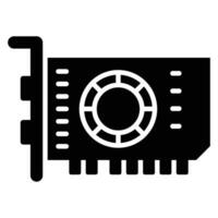 tener un Mira a esta hermosa icono de gpu minería, personalizable vector