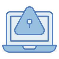 Website error, system hacking, web security, fault in laptop program vector