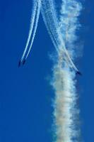 aerial display of the tricolor arrows photo