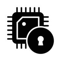 An editable vector of processor security with lock