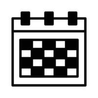 Calendar vector design, customizable icon isolated on white background