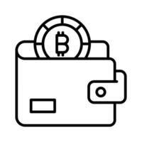 Well designed icon of digital wallet in trendy style vector