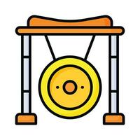 Check this carefully crafted icon of gong in modern style, customizable vector