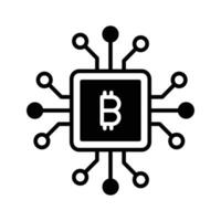 Have a look at this beautiful icon of Cpu mining, customizable vector